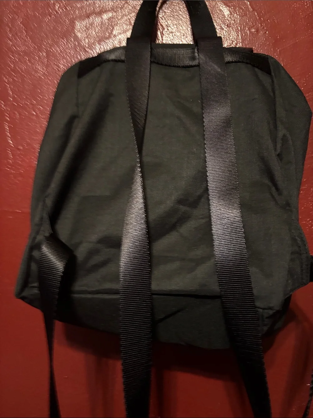 Kipling Black Backpack with Gold Accents
